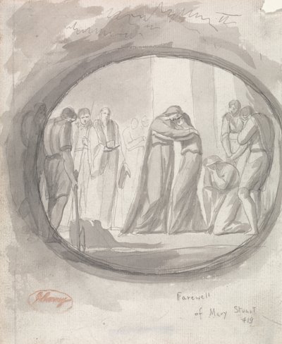 Addio di Maria Stuarda da George Romney